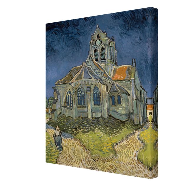 Quadros por movimento artístico Vincent van Gogh - The Church at Auvers
