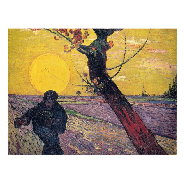 Quadros por movimento artístico Vincent Van Gogh - Sower With Setting Sun