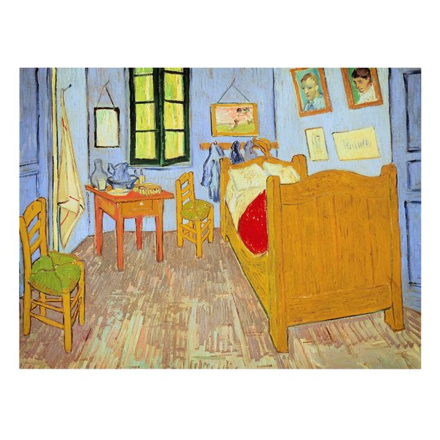 Quadros movimento artístico Pós-impressionismo Vincent Van Gogh - Bedroom In Arles