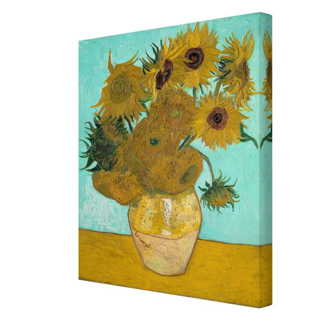 Telas decorativas cães Vincent van Gogh - Sunflowers
