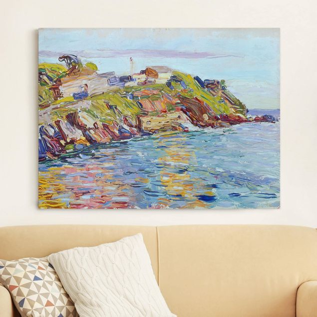 Quadros movimento artístico Expressionismo Wassily Kandinsky - Rapallo, The Bay