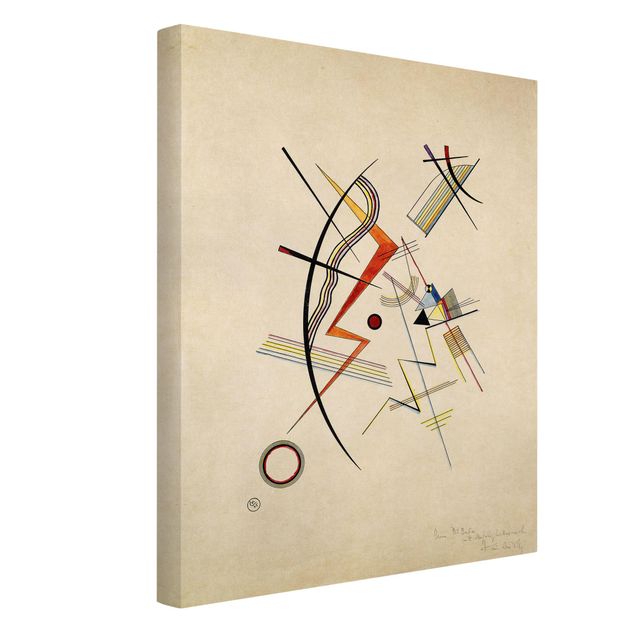 Telas decorativas réplicas de quadros famosos Wassily Kandinsky - Annual Gift to the Kandinsky Society
