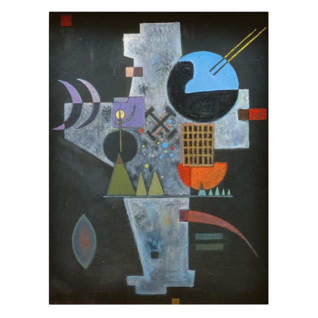 Telas decorativas réplicas de quadros famosos Wassily Kandinsky - Cross Shape