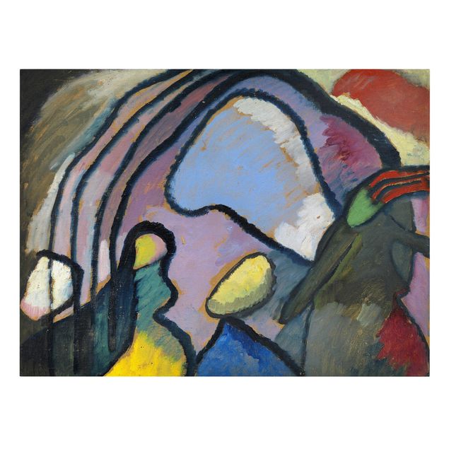 Quadros famosos Wassily Kandinsky - Study For Improvisation 10