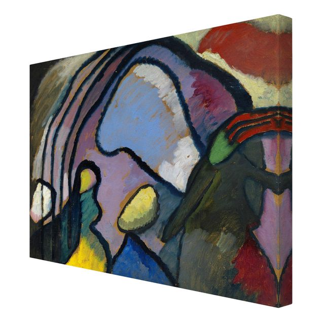 Telas decorativas abstratas Wassily Kandinsky - Study For Improvisation 10