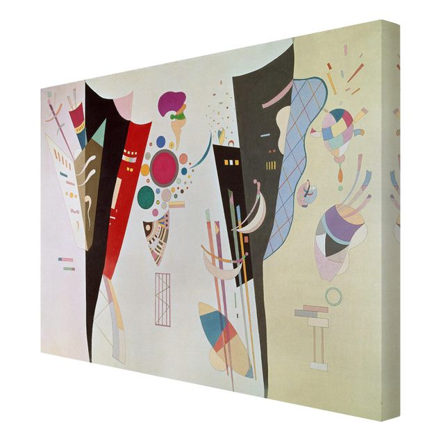 Telas decorativas réplicas de quadros famosos Wassily Kandinsky - Reciprocal Accord