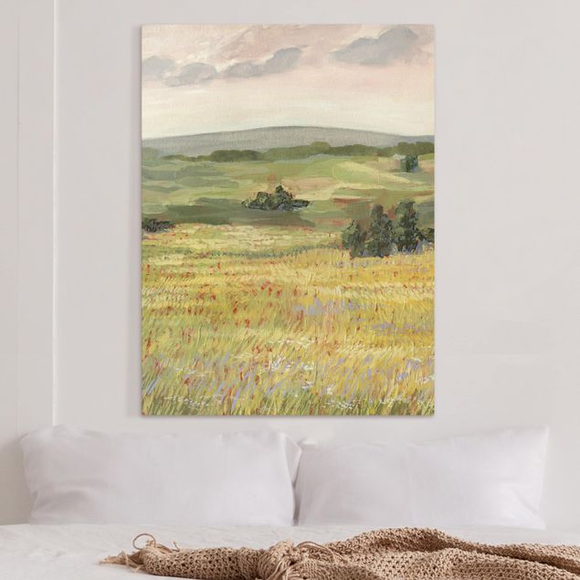 quadros de paisagens Meadow In The Morning I