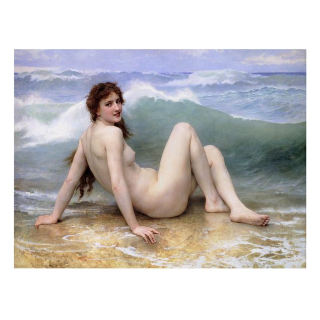 quadro decorativo mar William Adolphe Bouguereau - The Wave