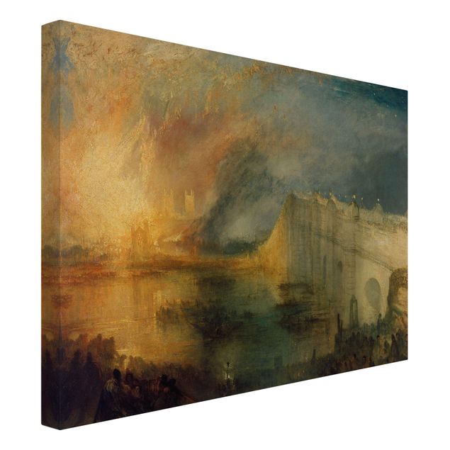 quadro com paisagens William Turner - The Burning Of The Houses Of Lords And Commons