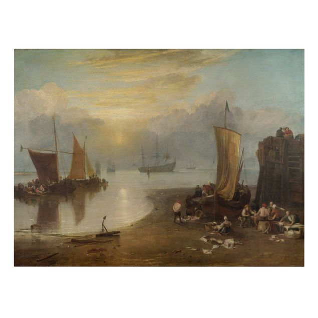 Telas decorativas réplicas de quadros famosos William Turner - Sun Rising Through Vapour
