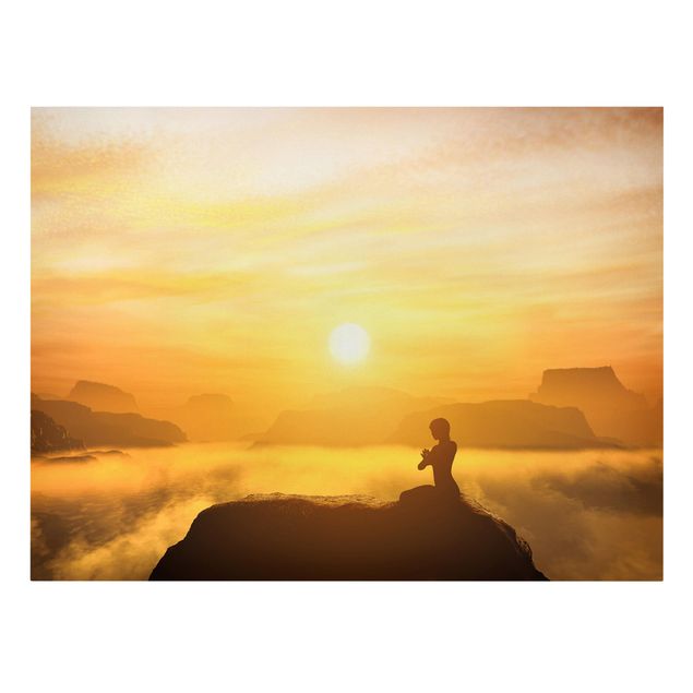 quadro com paisagens Yoga Meditation