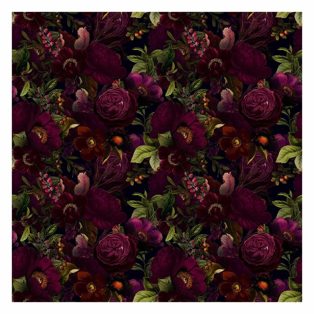 Quadros de Uta Naumann Purple Blossoms Dark