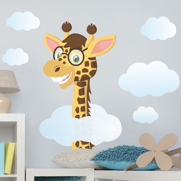 Decoração para quarto infantil Funny giraffe
