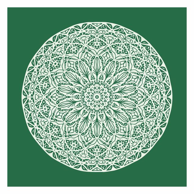 Quadros de Andrea Haase Mandala Ornament Green Backdrop