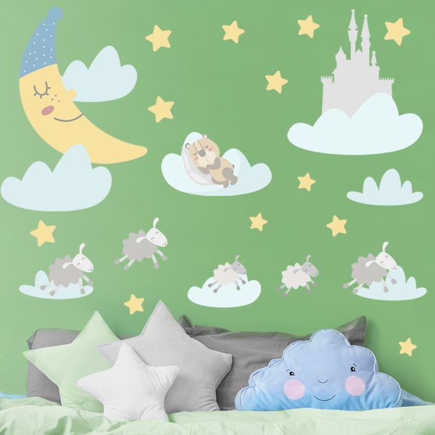 decoração para quartos infantis moon and stars
