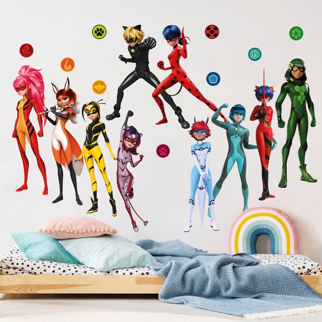 Decoração para quarto infantil Miraculous Mega Set