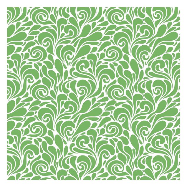 Mural de parede Natural Pattern With Loops In Front Of Green