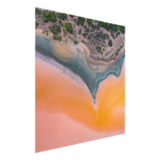 Quadros natureza Orange Lake Shore On Sardinia