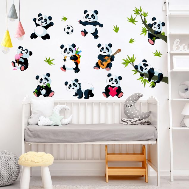 decoração quarto bebé Pandabar mega set