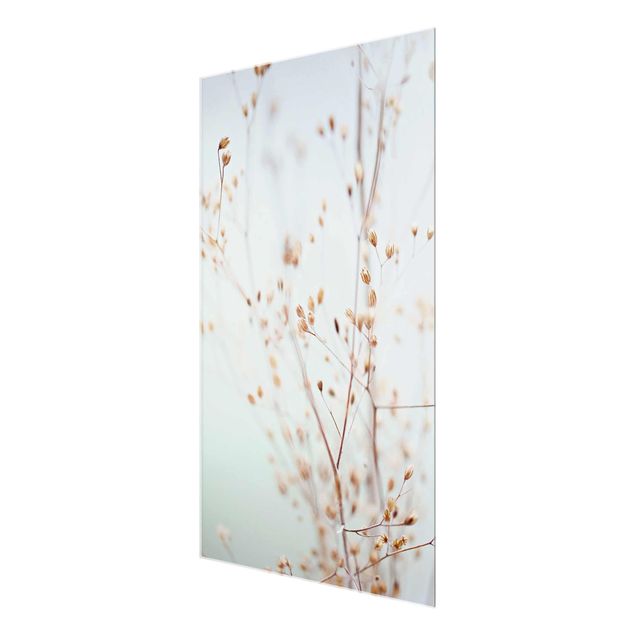 quadro de vidro Pastel Buds On Wild Flower Twig