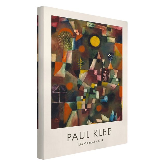 Quadros modernos Paul Klee - The Full Moon - Museum Edition