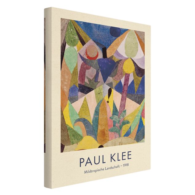 Quadros de Paul Klee Paul Klee - Mild Tropical Landscape - Museum Edition