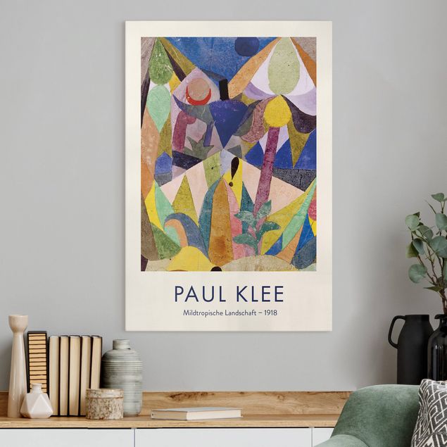 Quadros por movimento artístico Paul Klee - Mild Tropical Landscape - Museum Edition