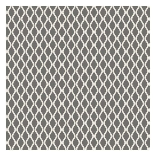 Papel de parede cinza Retro Pattern With Sparkling Waves In Anthracite