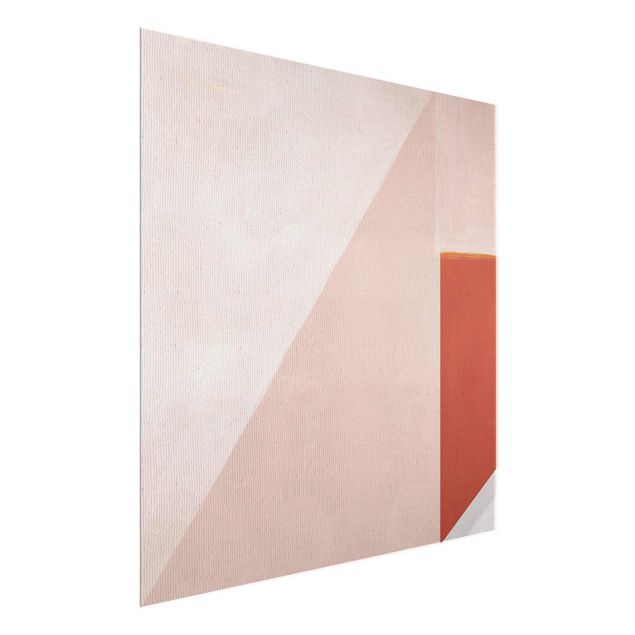 Quadros modernos Pink Geometry