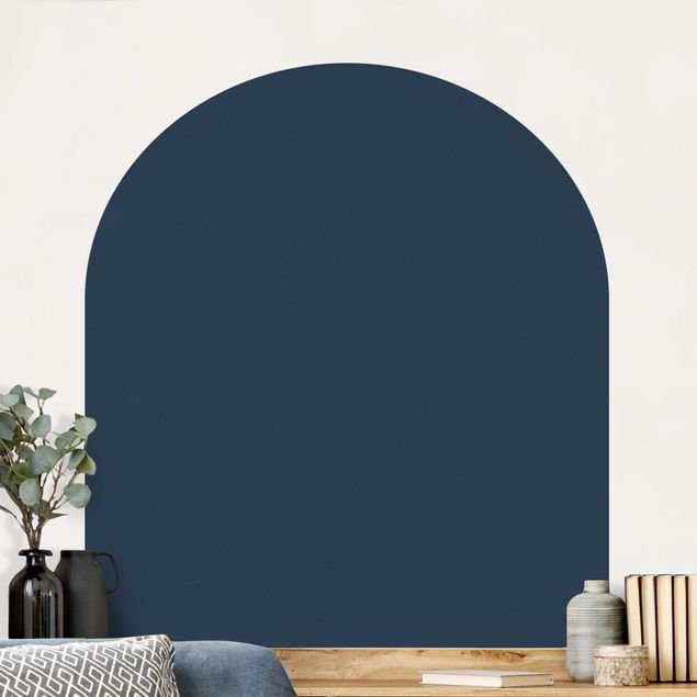 adesivos de parede Round Arch - Dark Blue