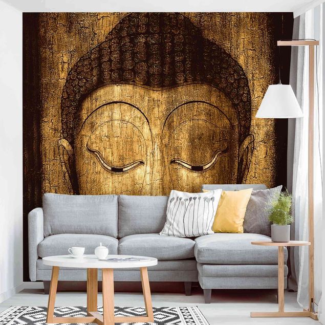 decoraçao para parede de cozinha Smiling Buddha