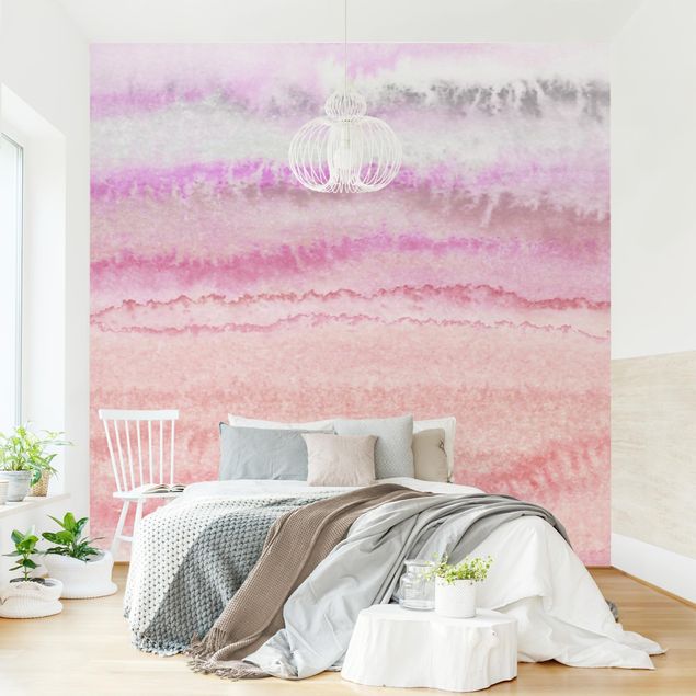 decoraçao para parede de cozinha Play Of Colours In Pink