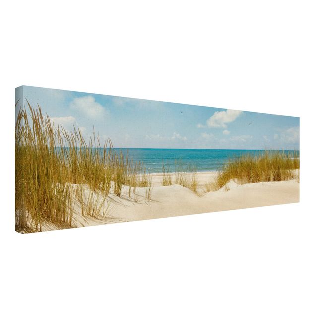 quadro decorativo mar Beach On The North Sea
