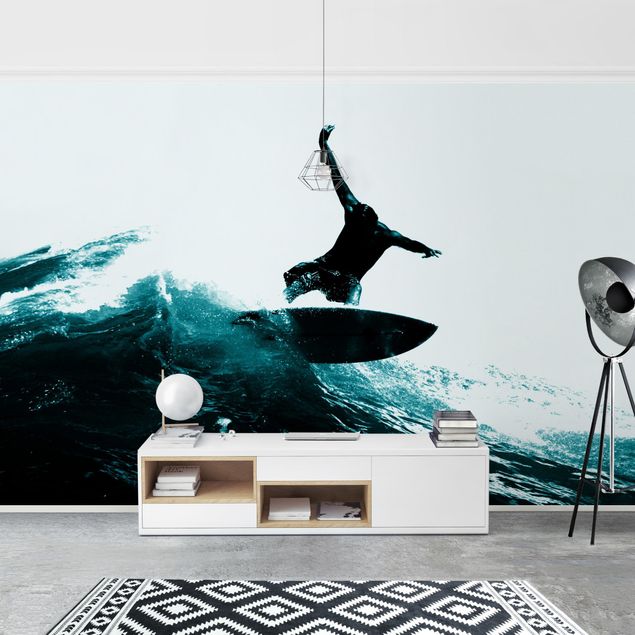 Papel de parede paisagens Surfing Hero