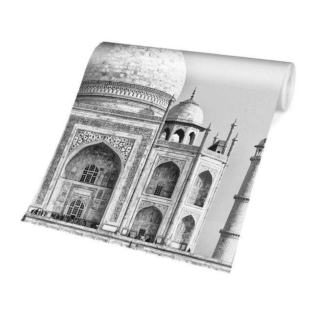mural para parede Taj Mahal In Gray
