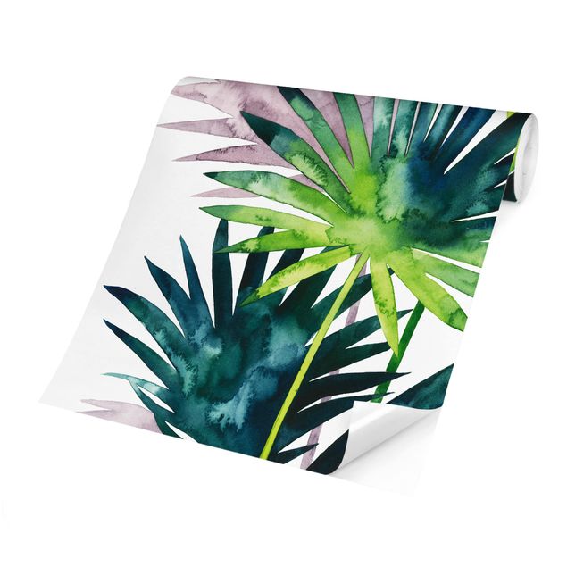 mural para parede Exotic Foliage - Fan Palm