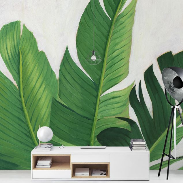 Papel de parede com verde Favorite Plants - Banana