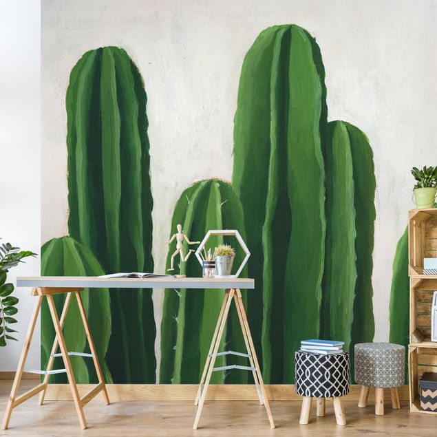 papel de parede moderno Favorite Plants - Cactus