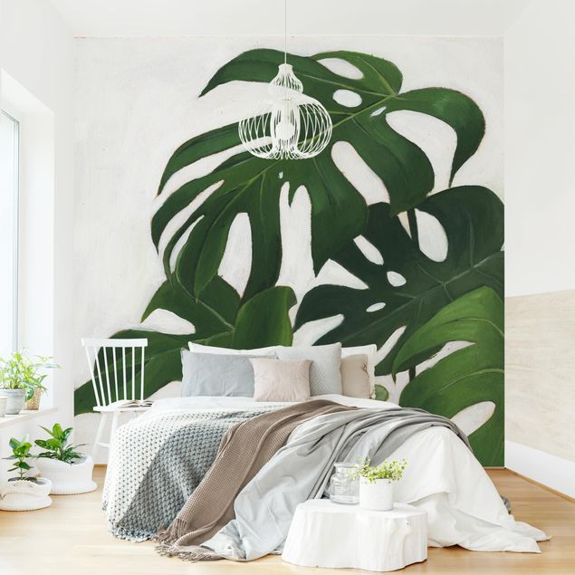 Papel de parede verde Favorite Plants - Monstera