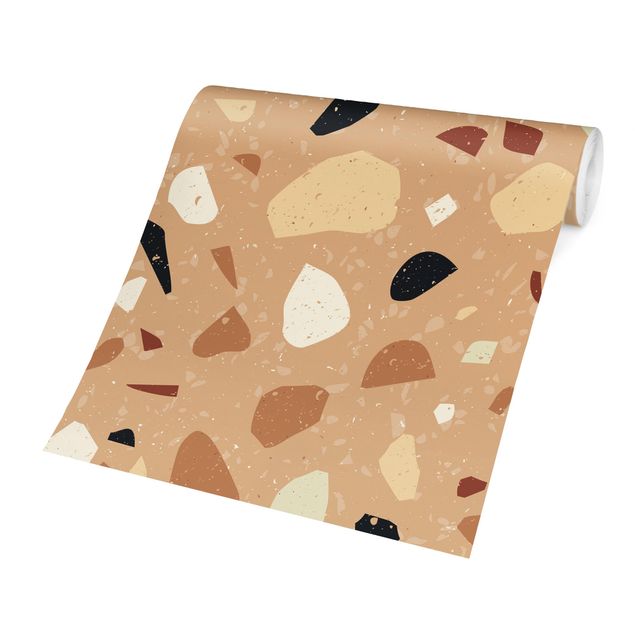 papel parede vintage Terrazzo Pattern Florence