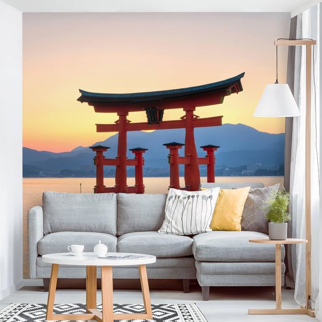 papel de parede moderno Torii At Itsukushima