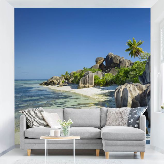 papel de parede floral Dream Beach Seychelles