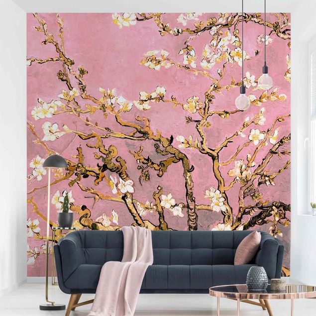 decoraçao cozinha Vincent Van Gogh - Almond Blossom In Antique Pink