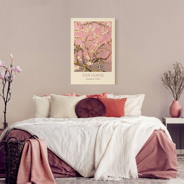 Quadros por movimento artístico Vincent van Gogh - Almond Blossom In Pink - Museum Edition