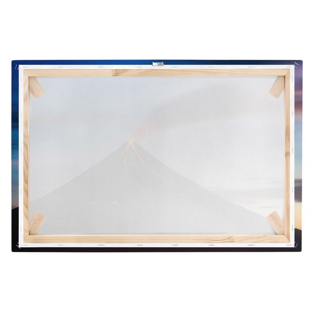 quadro azul Volcano