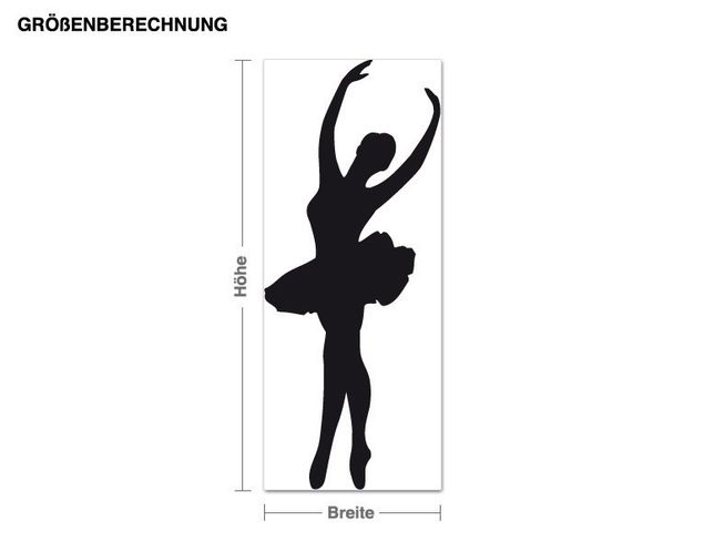 Autocolantes de parede bailarina Ballet Dance