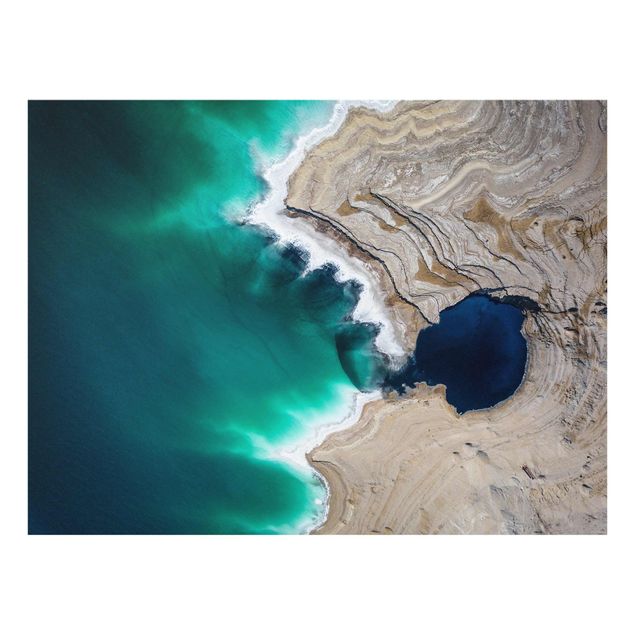 Quadros em vidro praia Wild Coastal Bay In Israel