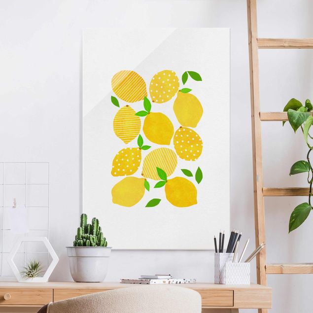 decoraçoes cozinha Lemon With Dots