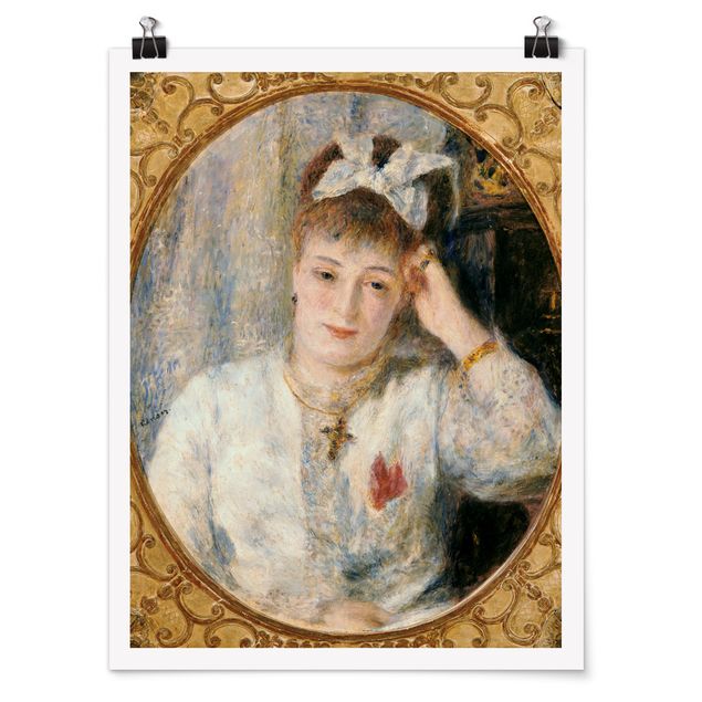 Posters quadros famosos Auguste Renoir - Portrait of Marie Murer