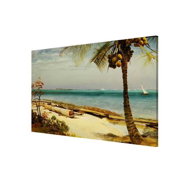 Quadros por movimento artístico Albert Bierstadt - Tropical Coast